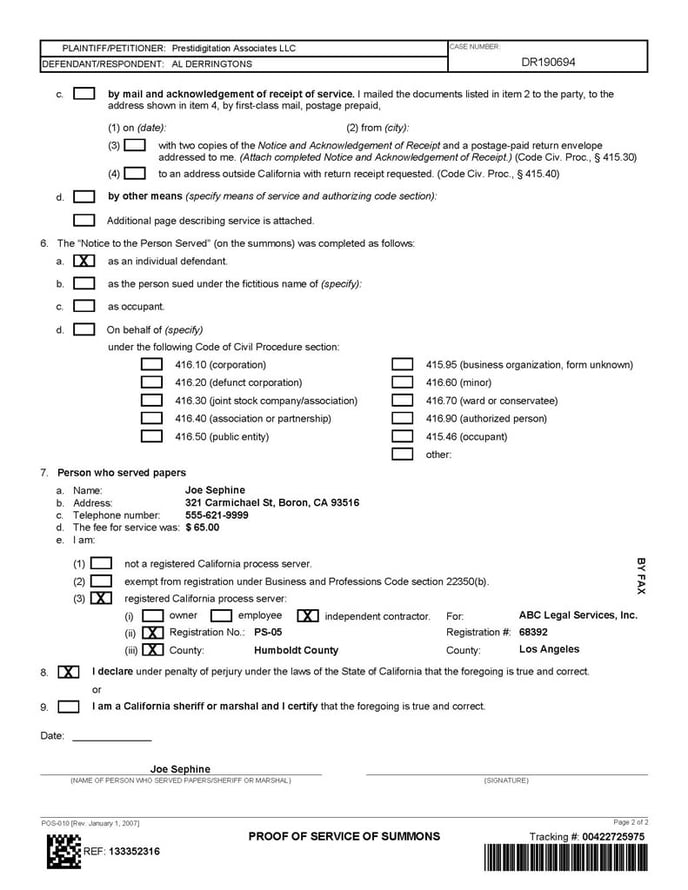 California Proof Example_Page_2