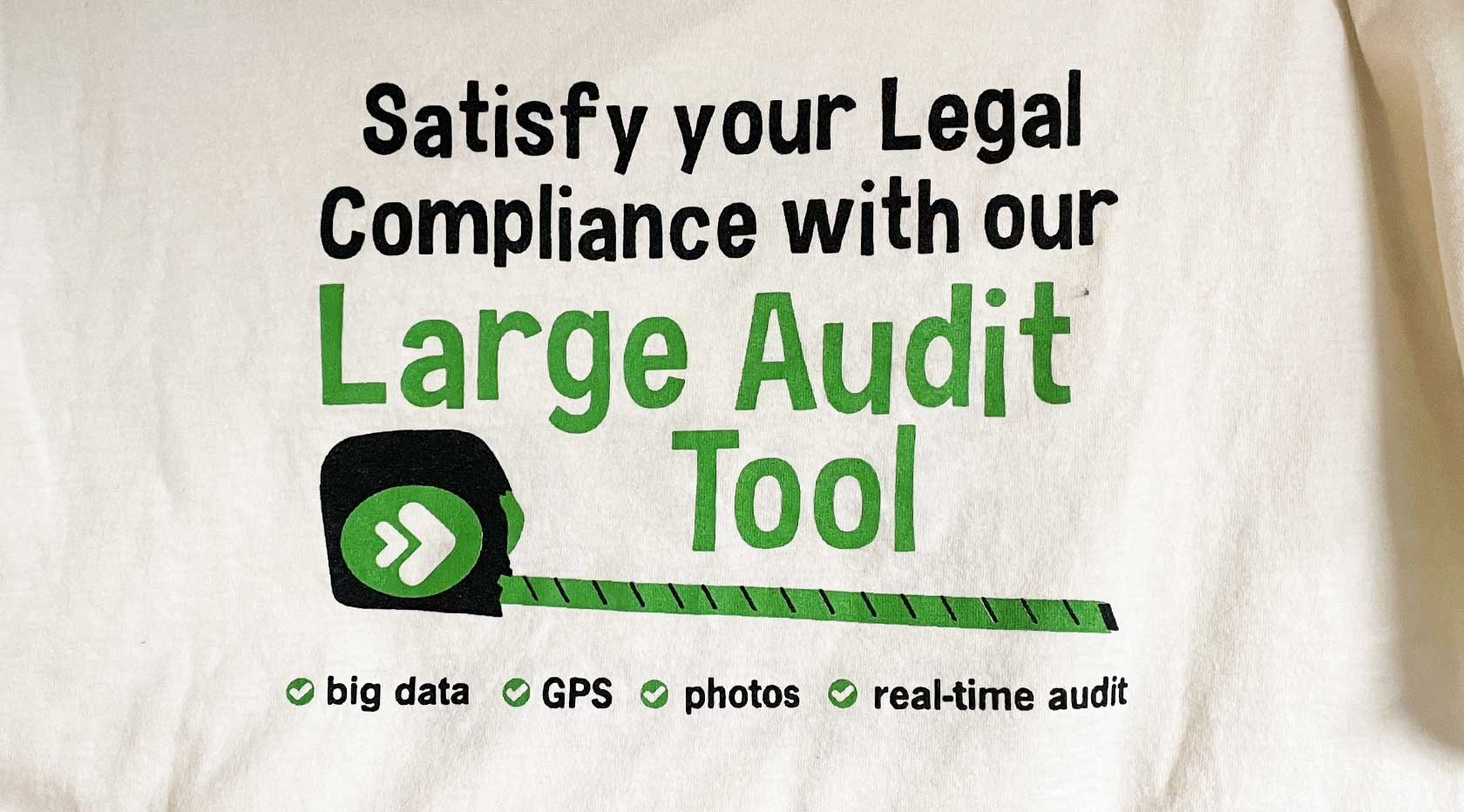 Large Audit Tool Shirt