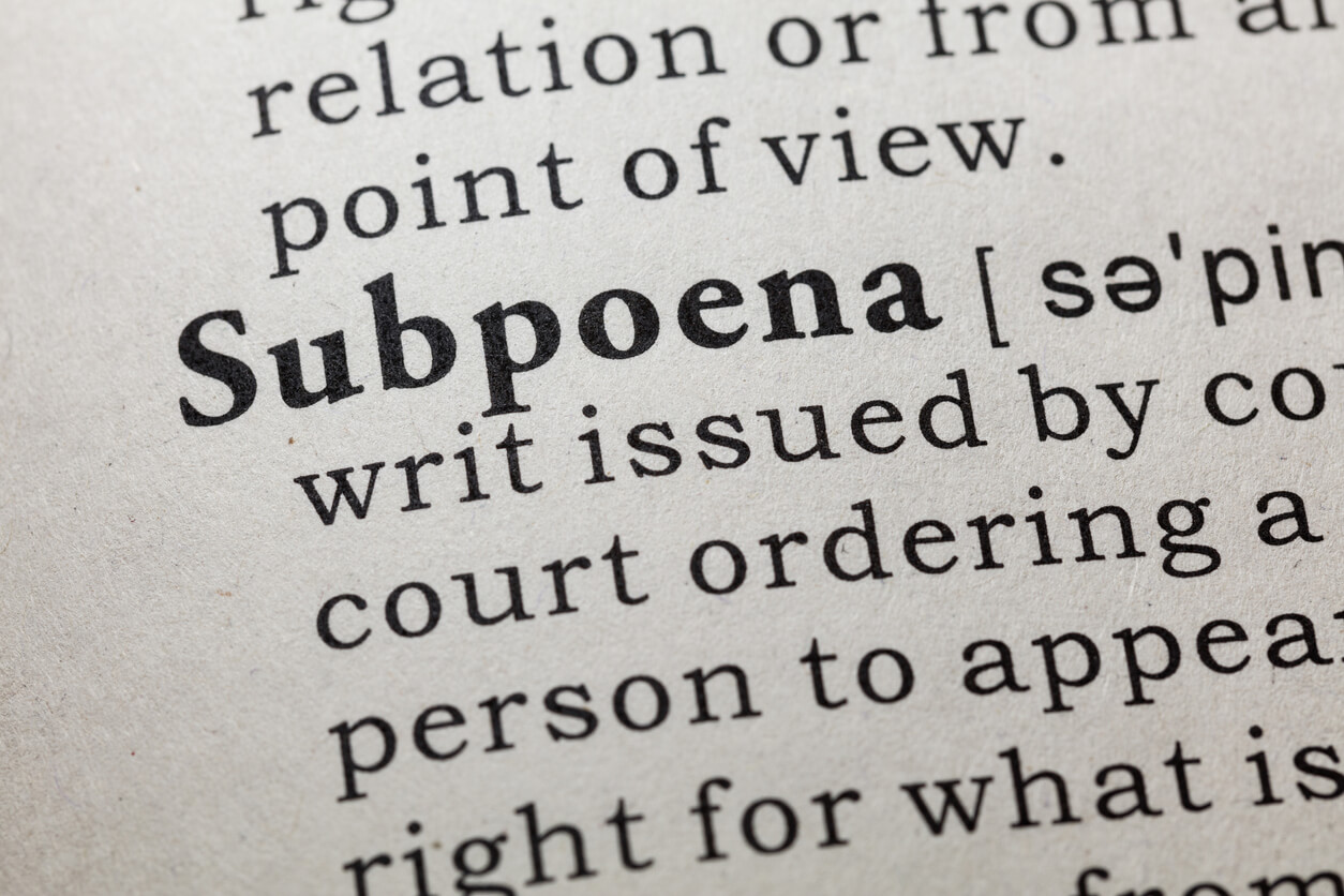 Subpoena