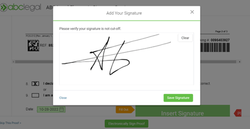 Add your signature