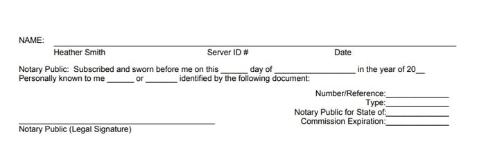 notary block example -1