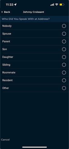 who did you speak with