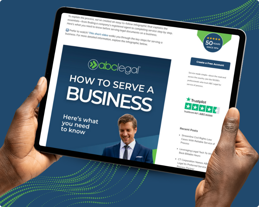 How to Serve a Business