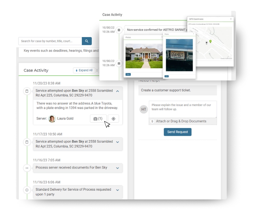 Screenshot: Track in Platform
