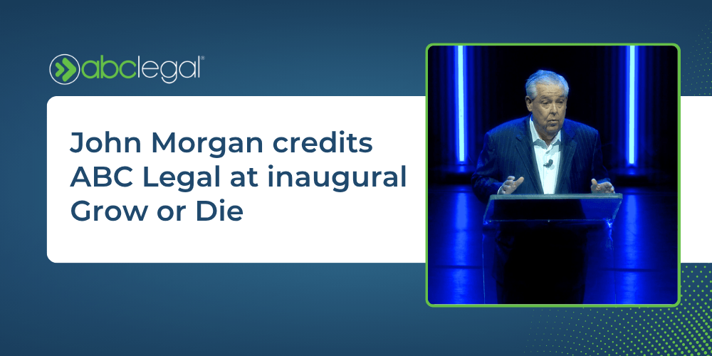 John Morgan credits ABC Legal at inaugural Grow or Die conference