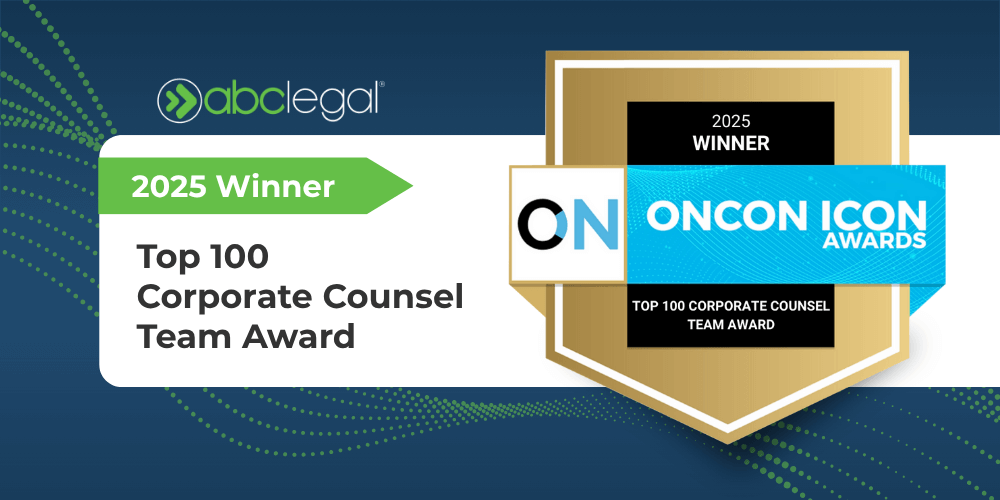 Oncon Icon Award Winner 2025 - Top 100 Corporate Counsel Team Award